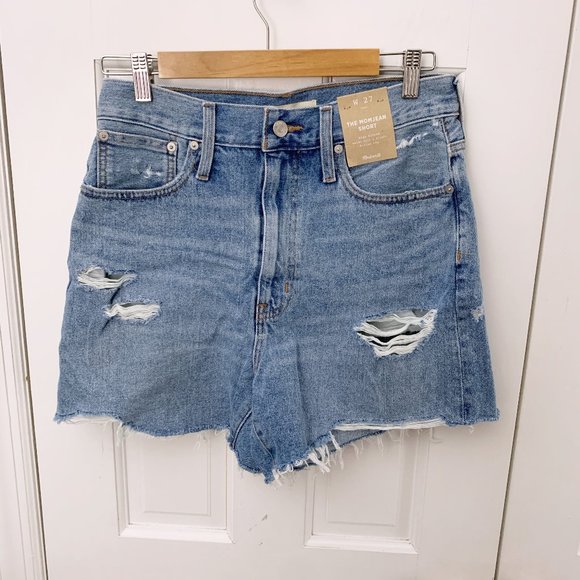 Madewell The Momjean Short in Lansdale Wash - Picture 5 of 11